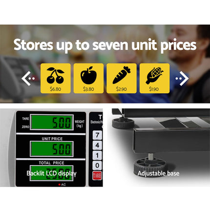 Emajin Platform Scales Digital 300KG Electronic Scale Counting LCD 4