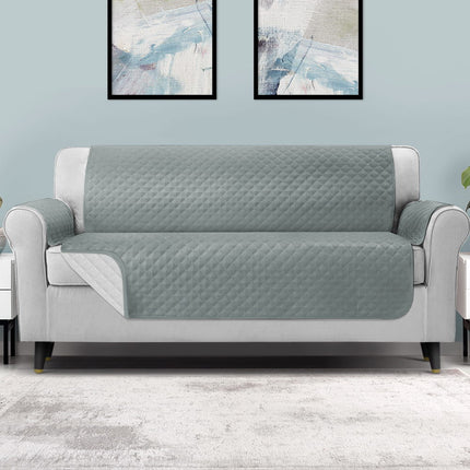 Artiss Sofa Cover Couch Covers 4 Seater 100% Water Resistant Grey 8