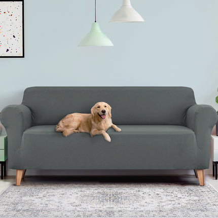 Artiss Sofa Cover Couch Covers 4 Seater Stretch Grey 7