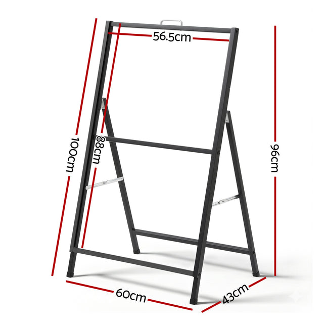 A1 Frame Sign Stand Single Sided Poster Display Board Outdoor Advertising 60x90cm 2