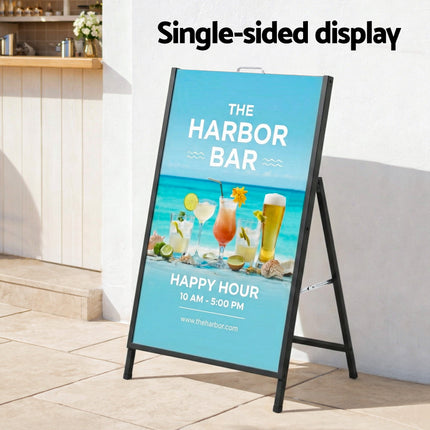 A1 Frame Sign Stand Single Sided Poster Display Board Outdoor Advertising 60x90cm 7