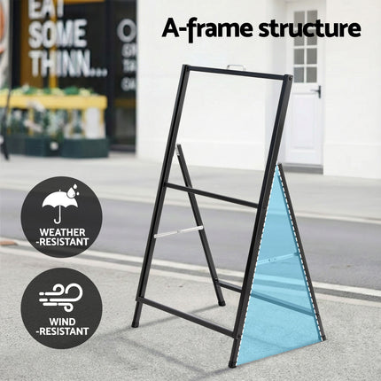 A1 Frame Sign Stand Single Sided Poster Display Board Outdoor Advertising 60x90cm 9