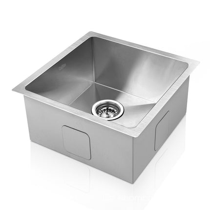 Cefito Kitchen Sink 36X36CM Stainless Steel Nano Basin Single Bowl Silver 7