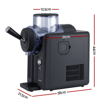 Devanti 2L Slushie Machine Ice Cream Maker Frozen Smoothies Milkshakes Black 3
