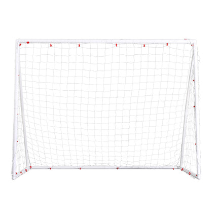 Everfit 8FT Soccer Football Goal Net UPVC Frame with PE Mesh Weatherproof Portable Goals for Backyard Training Competitive Play 3