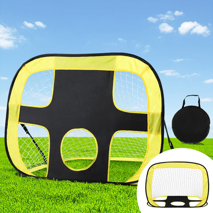 Everfit Portable Football Net Soccer Goal Rebound Target Hitter Training 7