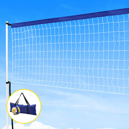 Everfit 6M Portable Volleyball Net Set Adjustable Height Multi-Sport Net with Ball and Bag 7