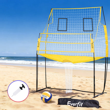 Everfit 8ft Volleyball Net Free-standing Adjustable Height Portable with Ball and Bag 7