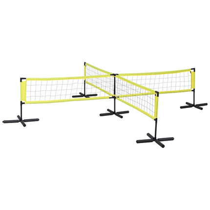 Everfit Water Volleyball Net Set Portable Swimming Pool Nets Game 4 Anchor Bags 4