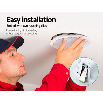 2 x 6" In Ceiling Speakers Home 80W Speaker Theatre Stereo Outdoor Multi Room 6
