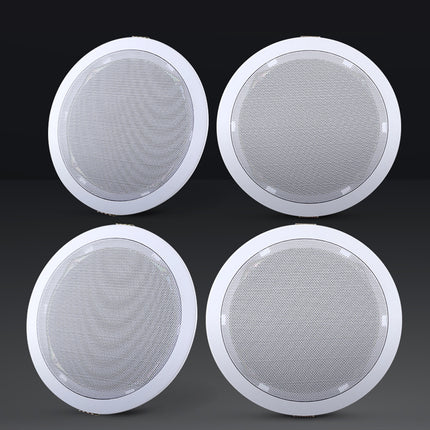 Giantz 6 Inch Ceiling Speakers In Wall Speaker Home Audio Stereos Tweeter 4pcs 8