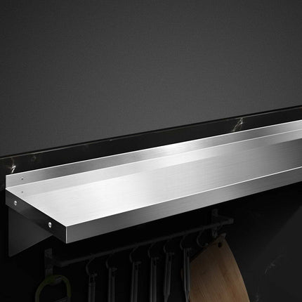 Cefito 1200mm Stainless Steel Kitchen Wall Shelf Mounted Rack 7