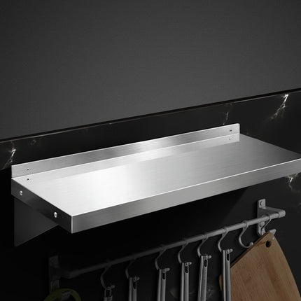 Cefito 900mm Stainless Steel Kitchen Wall Shelf Mounted Rack 7