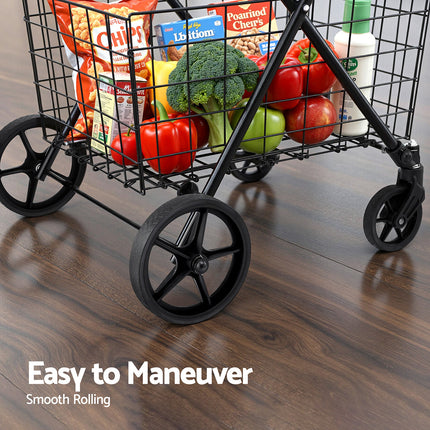 Emajin Foldable Shopping Trolley Cart 5