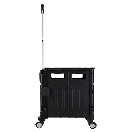 Emajin Shopping Trolley Cart 75L Foldable Black 3