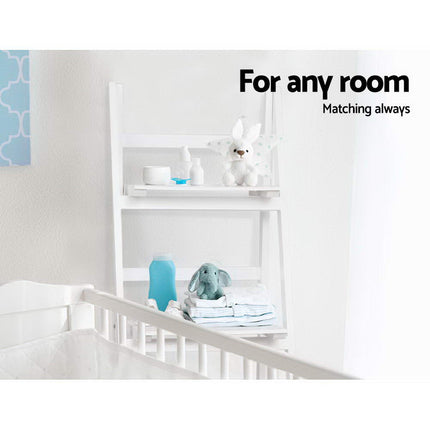 Artiss Bookshelf Corner Shelf 3 Tiers - ZANE White 6