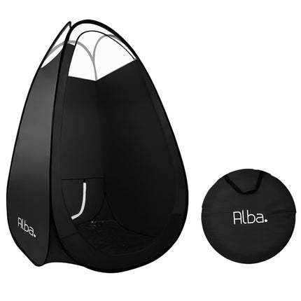 Portable Pop Up Tanning Tent - Black 2