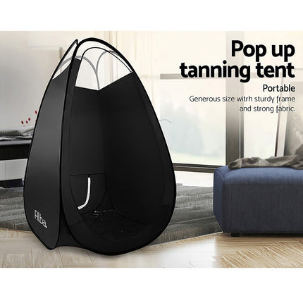 Portable Pop Up Tanning Tent - Black 3