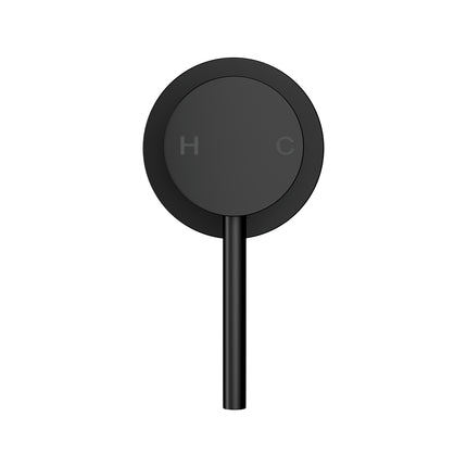 Cefito Basin Mixer Wall Tap Round Brass Faucet Shower Bathtub Black 3