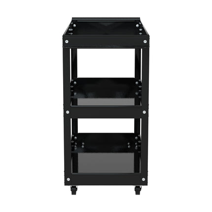 Giantz 3-Tier Tool Cart Trolley Workshop Garage Storage Organizer Black 4
