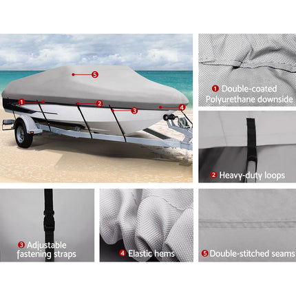 Seamanship 14- 16ft Boat Cover Trailerable Marine Grade 600D 5