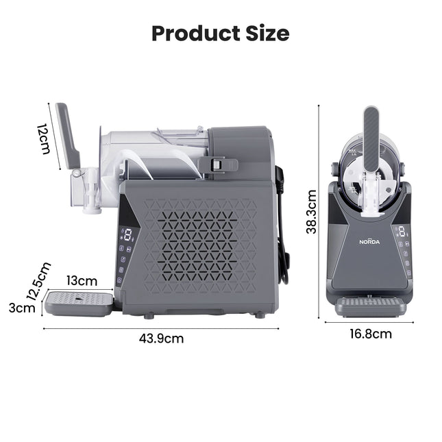 NORDA 1.3L Slushie Machine Frozen Drink Maker Slushy Ice Cream Maker No Ice Compressor Touchscreen for Home BBQ Party 2