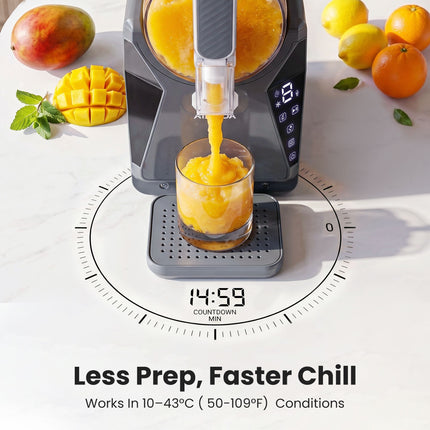 NORDA 1.3L Slushie Machine Frozen Drink Maker Slushy Ice Cream Maker No Ice Compressor Touchscreen for Home BBQ Party 6