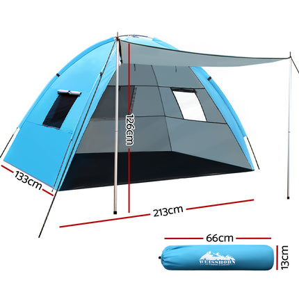 Weisshorn Camping Tent Beach Portable Hiking Sun Shade Shelter Fishing 4 Person 2