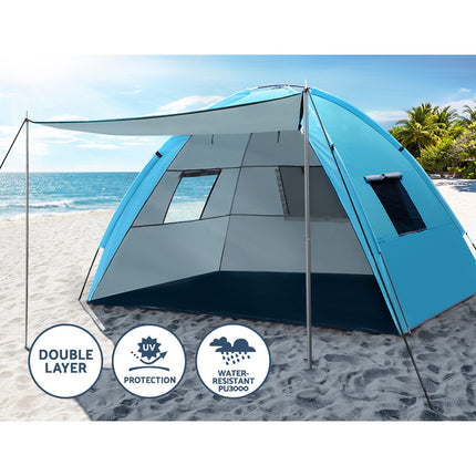 Weisshorn Camping Tent Beach Portable Hiking Sun Shade Shelter Fishing 4 Person 5