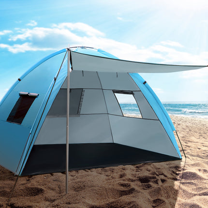 Weisshorn Camping Tent Beach Portable Hiking Sun Shade Shelter Fishing 4 Person 8