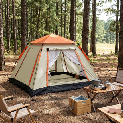 Weisshorn Pop Up Camping Tent 3-4 Person Automatic Tent Instant Setup Waterproof 8