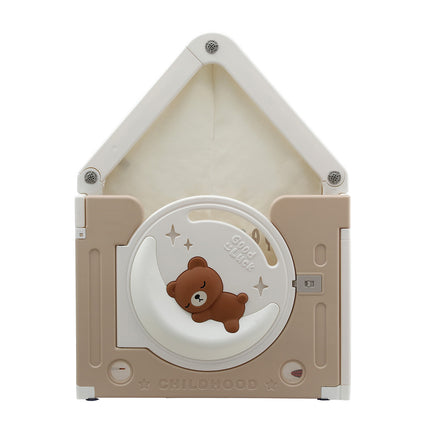 Keezi Kids Play Tent Playhouse Castle with Floor Mat 85CMX113CM 3