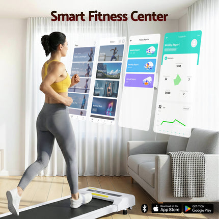 Everfit Treadmill Electric Walking Pad Under Desk Home Gym Fitness 360mm White 4