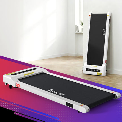 Everfit Treadmill Electric Walking Pad Under Desk Home Gym Fitness 360mm White 11