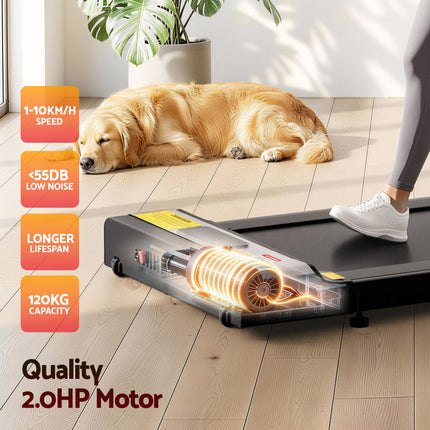 Everfit Treadmill Electric Walking Pad Under Desk Home Gym Fitness Foldable Belt 6