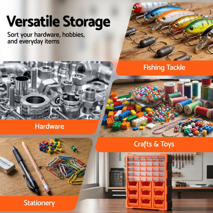 Giantz Tool Organizer 39-Drawer Hardware Cabinet Screw Storage Box Anti-Drop 8