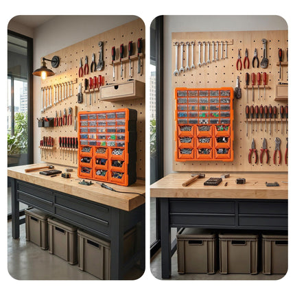 Giantz Tool Organizer 39-Drawer Hardware Cabinet Screw Storage Box Anti-Drop 9