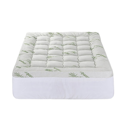 Giselle Bedding 1500GSM Pillowtop Mattress Topper Bamboo Mattress Pad for Back Pain Relief Washable 11cm Thick Bed Cover with 45cm Deep Pocket Double 3