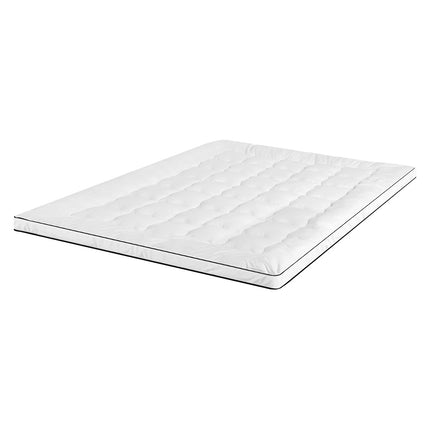 Giselle Bedding Pillowtop Mattress Topper 5cm Thick Mattress Pad for Back Pain Relief & Old Beds Machine Washable 500GSM Breathable Protector Double 7