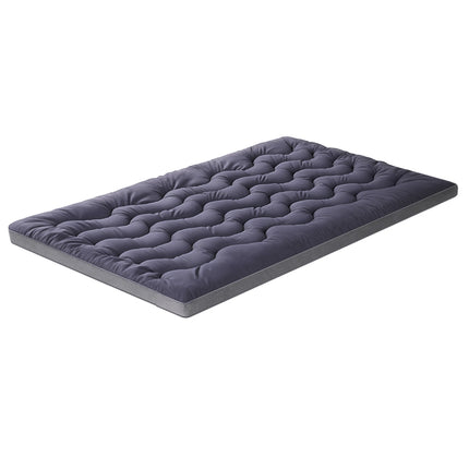 Giselle Bedding 5cm Pillowtop Topper Bamboo Polyester Blend Fibre Pad for Back Pain Relief Washable Overfilled Bed Protector 500GSM Double