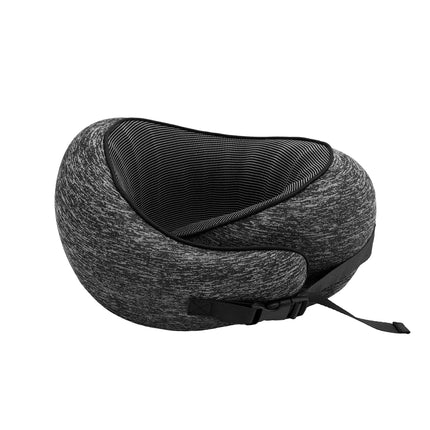 Wanderlite Travel Pillows for Airplanes Ergonomic Memory Foam Neck Pillow, Breathable & Washable Cover, Travel Bag Included, Airplane Pillow for Airplane, Car, Office and Home, Dark Grey 3