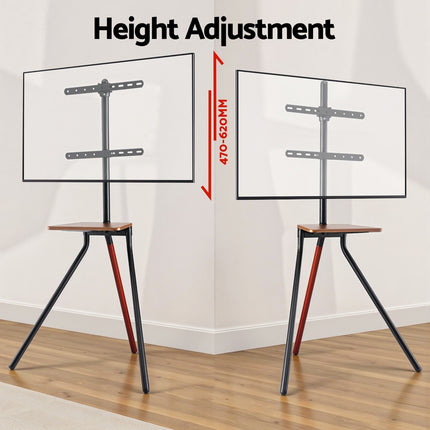 Artiss TV Stand Wooden Tray 24-55" Swivel Height Adjustable 7