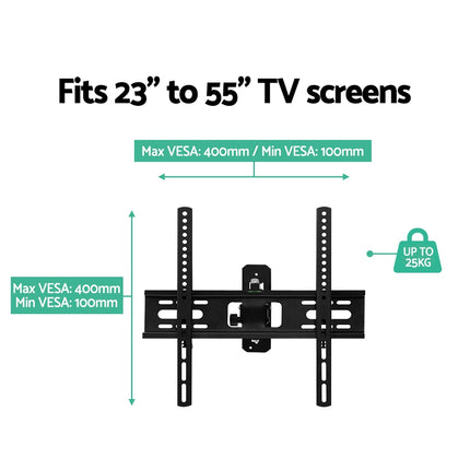 Artiss TV Wall Mount Bracket for 23"-55" LED LCD TVs Full Motion Strong Arms 4