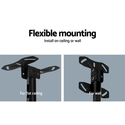 Artiss TV Wall Mount Bracket for 32"-75" LED LCD TVs Full Motion Ceiling Mounted 5