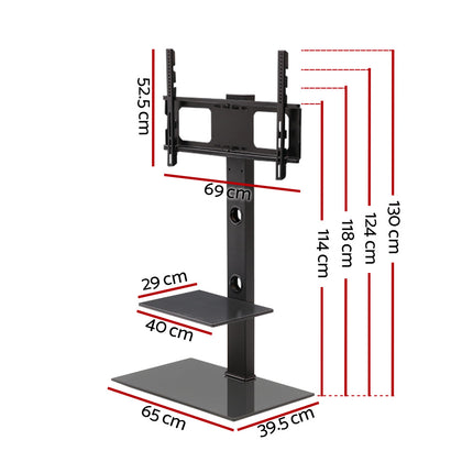 Artiss TV Stand Mount Bracket for 32"-70" LED LCD 2 Tiers Storage Floor Shelf 2