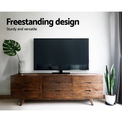 Artiss TV Stand Mount Bracket for 32"-55" LED LCD Swivel Tabletop Desktop Plasma 4
