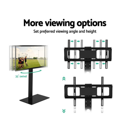 Artiss TV Stand Mount Bracket for 32"-70" LED LCD Glass Storage Floor Shelf 5