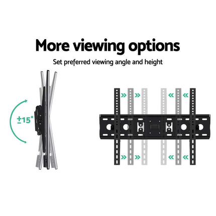 Artiss TV Wall Mount Bracket for 32"-70" LED LCD TVs Tilt Slim Flat Low Profile 4