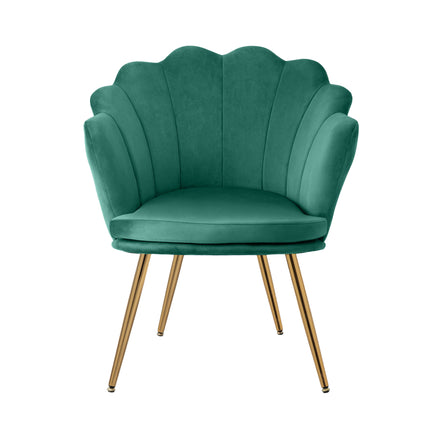 Artiss Armchair Velvet Green Callista 4