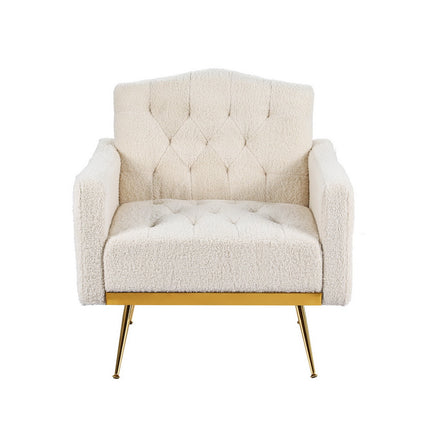 Artiss Armchair Boucle Beige Nicole 3